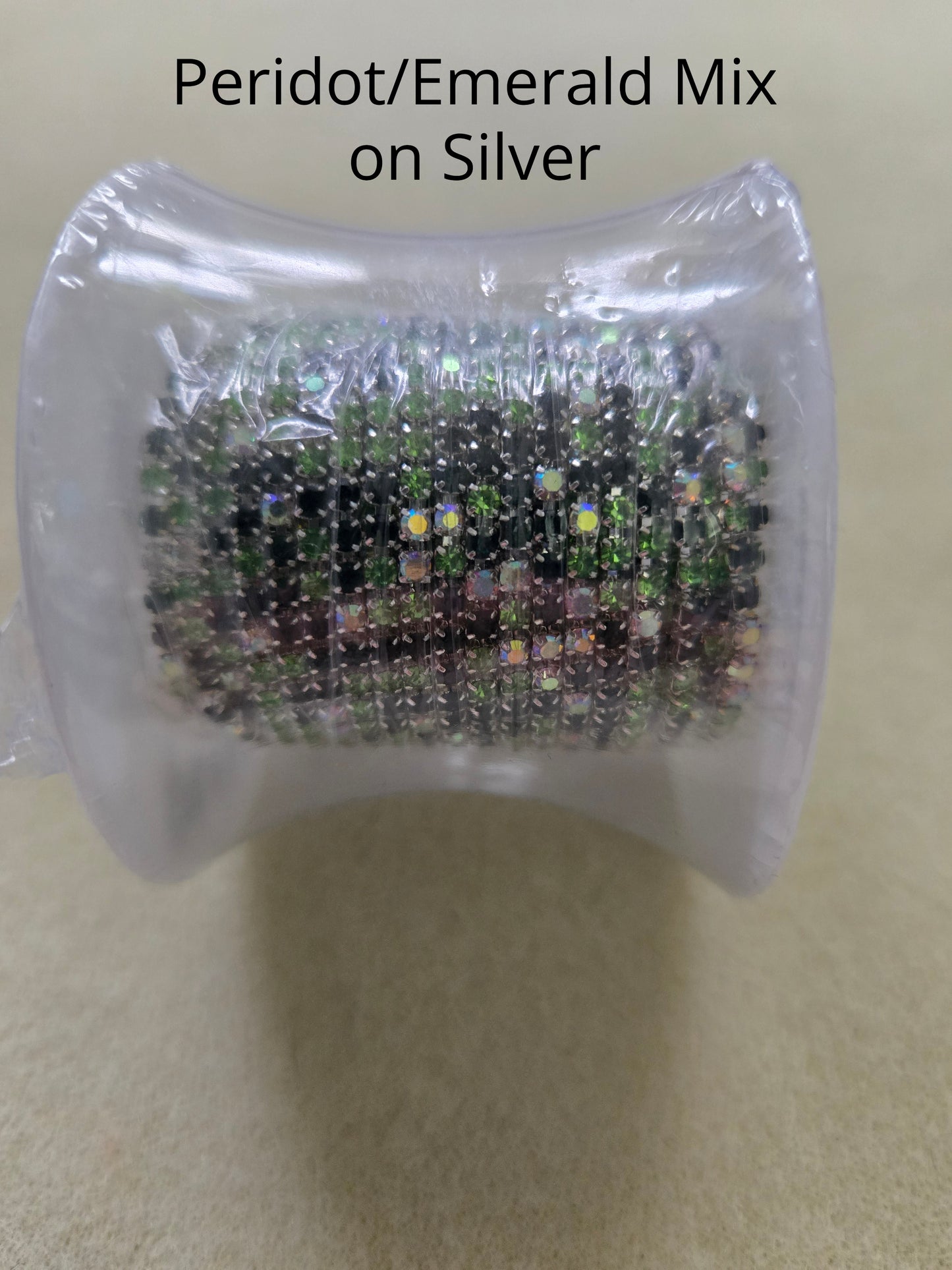 5 yard rolls ss6 metal cup rhinestone banding