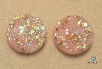 20mm Gold Foil Flatback Centers