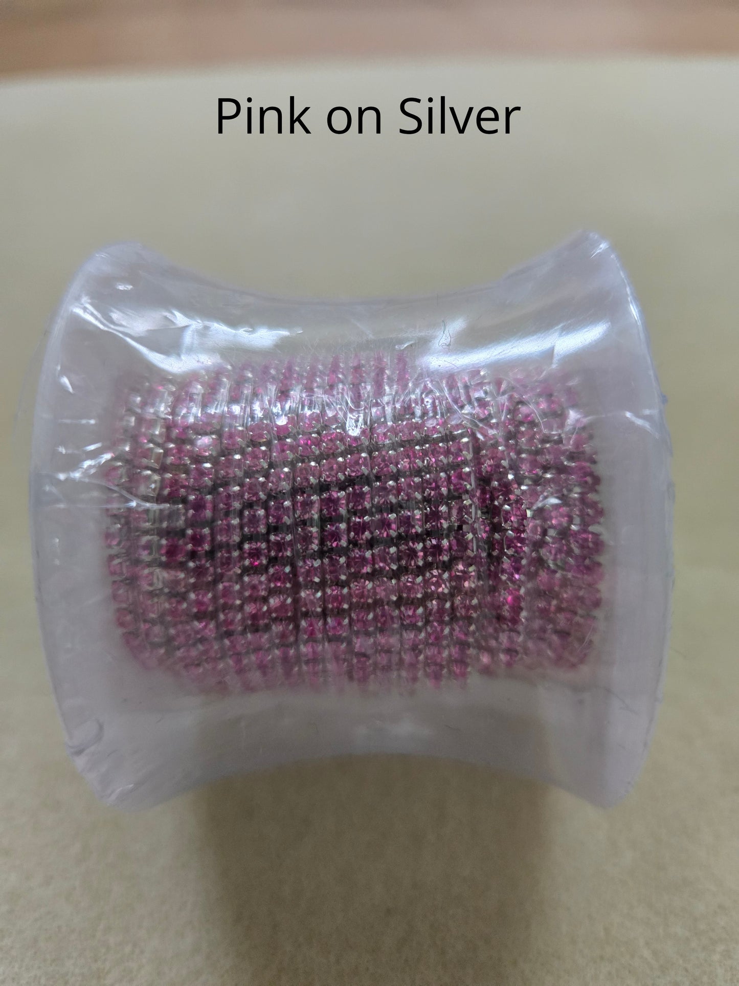 5 yard rolls ss6 metal cup rhinestone banding