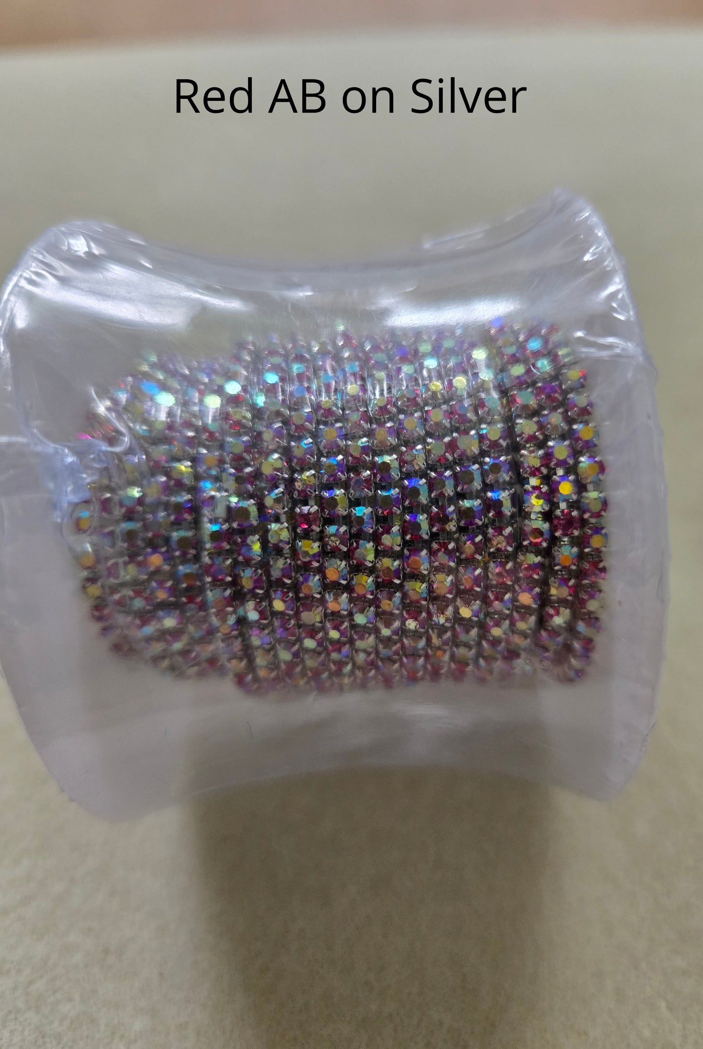 5 yard rolls ss6 metal cup rhinestone banding