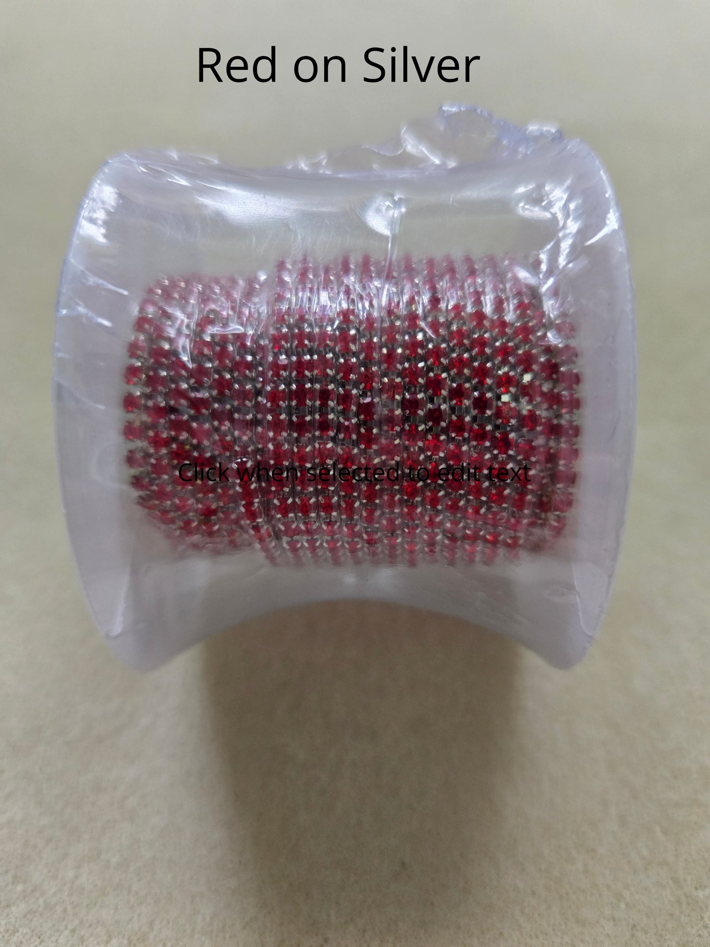 5 yard rolls ss6 metal cup rhinestone banding