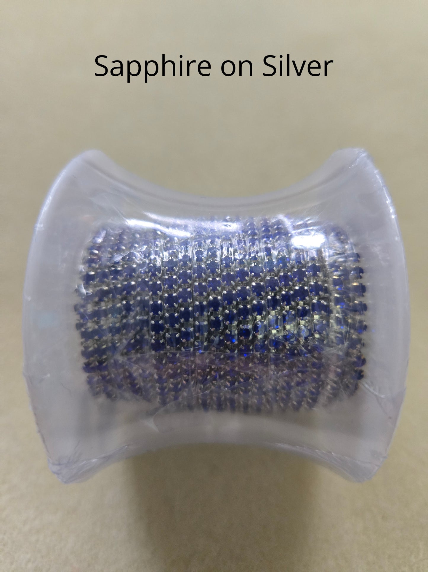 5 yard rolls ss6 metal cup rhinestone banding