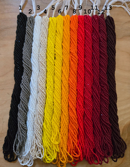 Czech Size 11 Opaque Charlotte Cut Seed Beads