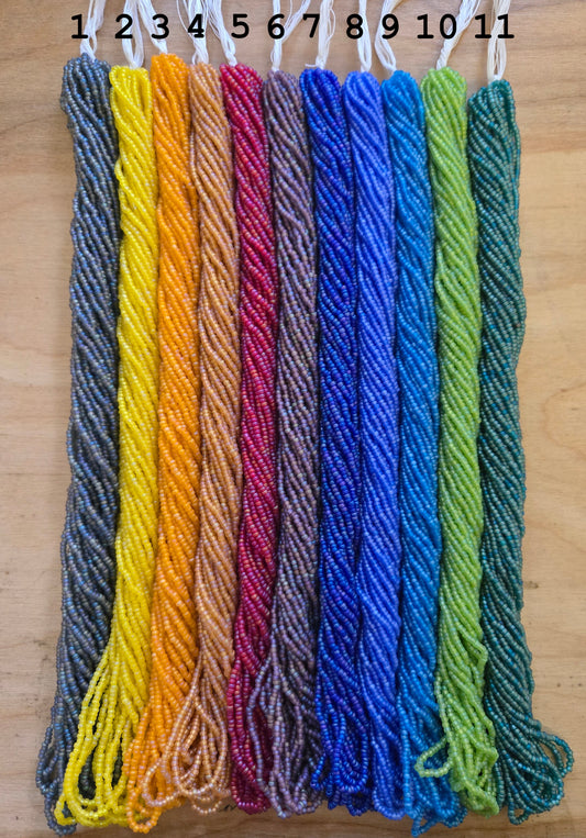 Czech Size 11 Matte Transparent AB Seed Beads